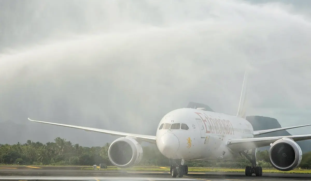 Ethiopian Airlines pose ses roues à Maurice : une décennie d'attente, huit minutes d'avance